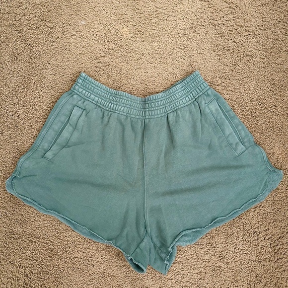 Aerie Green On My Way! Casual Shorts small - Picture 3 of 5